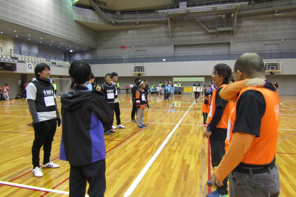 試合前のコミュニケーション～(^^♪