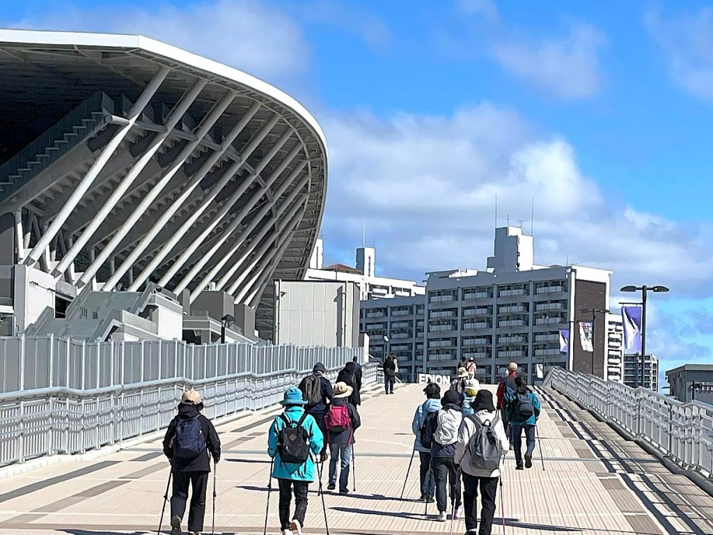 ウォーキングの様子