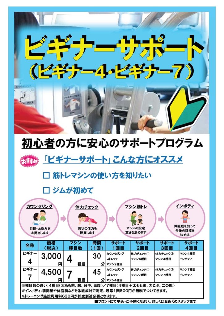 ビギナーサポート