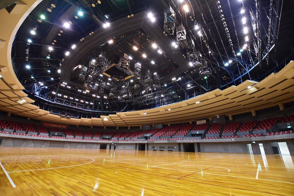 Inside Hiroshima Green Arena