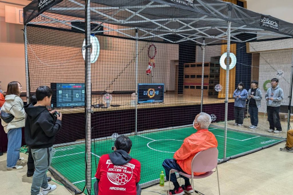 ドローンサッカー体験会