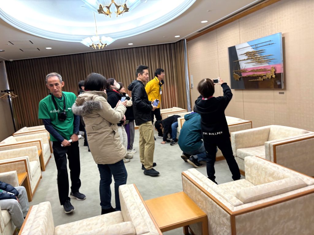 なかなか入ることができない第一応接室