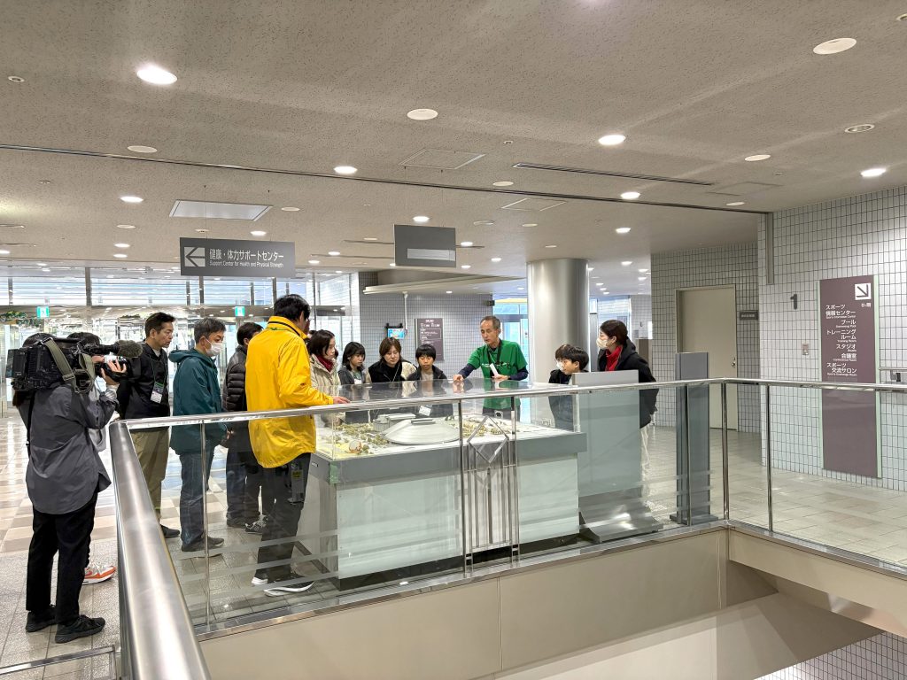 体育館のジオラマ